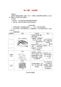 2025版高考地理全程一轮复习学案第七章地表形态的塑造第33课时河流地貌