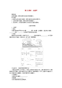 2025版高考地理全程一轮复习学案第六章地球上的水第22课时水循环