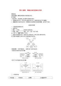 2025版高考地理全程一轮复习学案第六章地球上的水第23课时陆地水体及其相互关系