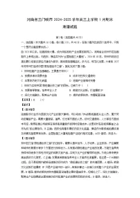 河南省三门峡市2024-2025学年高三上学期1月期末地理试题（解析版）