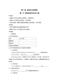 地理选择性必修1 自然地理基础塑造地表形态的力量学案