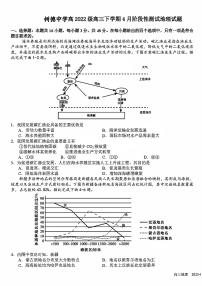 四川省成都市树德中学2025届高三下学期4月考阶段性测试-地理试题+答案