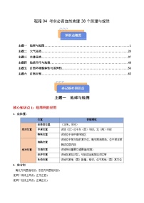 备战2025年高考地理抢押秘籍（江苏专用）秘籍04考前必背自然地理38个原理与规律练习