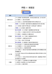 备战2025年高考地理抢押秘籍(江苏专用)押题01新题型(学生版+解析)练习
