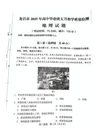 福建省龙岩市2025届高三下学期5月考教学质量检测-地理试题+答案