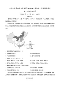 安徽省合肥市普通高中六校联盟2024-2025学年高二下学期期中联考地理试题（Word版附解析）
