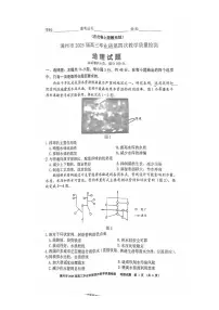 福建省漳州市2025届高三下学期5月四检地理试卷（PDF版附答案）