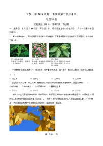 黑龙江省大庆第一中学2024-2025学年高一下学期第二阶段考试地理试卷（Word版附解析）