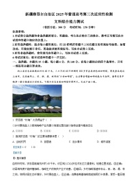 新疆维吾尔自治区2025届高三下学期三模试题 文综地理  含解析