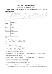 2025届河南省许昌市部分学校高考三模考前模拟测试地理试题（原卷版+解析版）（高考模拟）
