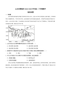 山东省聊城市2024-2025学年高二下学期期中考试地理试题（Word版附答案）
