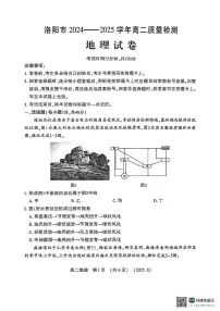 河南省洛阳市2024-2025学年高二下学期期末质量检测 地理试题（含答案）