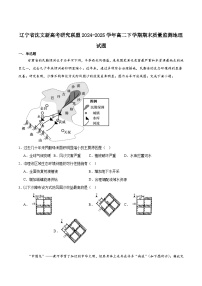 辽宁省沈文新高考研究联盟2024-2025学年高二下学期7月期末质量监测地理试卷（含答案）含答案解析