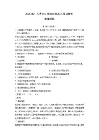 2025届广东省阳江市阳西县高三模拟预测地理试卷（解析版）