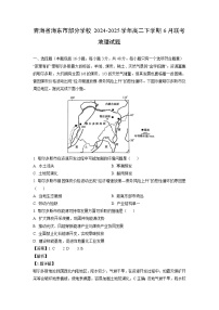 青海省海东市部分学校2024-2025学年高二下学期6月联考地理试卷（解析版）