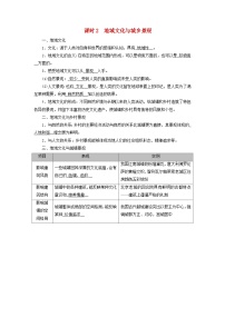 2026版高考地理一轮总复习夯实基础训练题第九章第一讲课时二地域文化与城乡景观