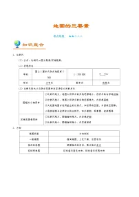 2025高考地理地图的三要素-学案