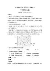 四川省宜宾市2024-2025学年高一下学期期末地理试卷（解析版）