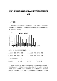 2025届海南省临高县新盈中学高三下模拟预测地理试卷（含答案解析）