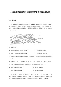 2025届河南省部分学校高三下联考三模地理试题（含答案解析）