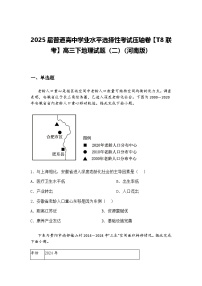 2025届普通高中学业水平选择性考试压轴卷【T8联考】高三下地理试题（二）（河南版）（含答案解析）