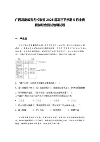 广西邕衡教育名校联盟2025届高三下学期5月全真模拟联合测试地理试题（含答案解析）