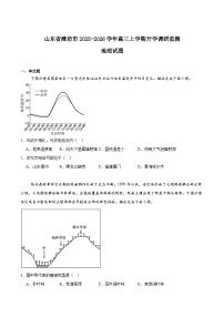 山东省潍坊市2026届高三上学期开学调研监测考试地理试卷（Word版附答案）