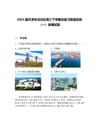2025届天津市河北区高三下学期总复习质量检测（一）地理试题（含答案解析）