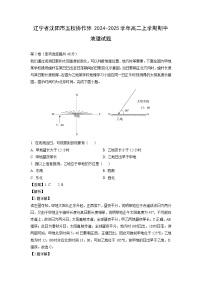 辽宁省沈阳市五校协作体2024-2025学年高二上学期期中地理试卷（解析版）