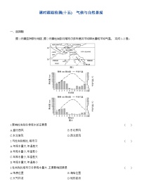 高中地理人教版 (2019)选择性必修1 自然地理基础气压带和风带对气候的影响同步达标检测题