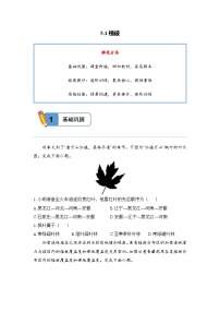 人教版 (2019)必修 第一册植被同步训练题