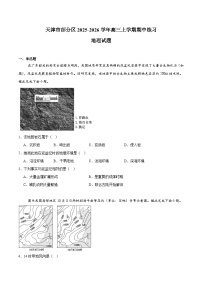 天津市部分区2026届高三上学期期中考试地理试卷（含答案）