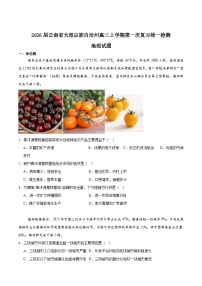 云南省大理州2026届高三上学期第一次复习统一检测地理试卷（Word版附答案）