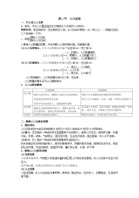 人教版 (2019)必修 第二册人口迁移导学案