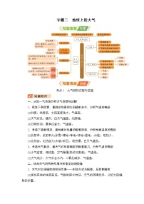 2026届高三地理二轮复习讲义：第一部分　专题考点突破　专题二　地球上的大气（含解析）
