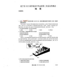 广西省南宁市2025届普通高三下学期第二次适应性测试地理试卷（含答案）