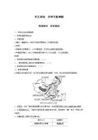 高中地理第一单元 人口与环境单元活动 学用专题地图学案