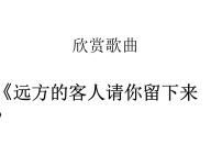 人音版选修《歌唱》远方的客人请你留下来课文内容课件ppt