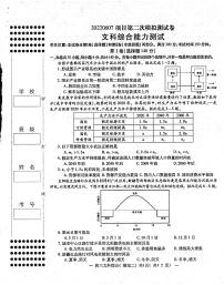 2022南昌高考二模 文综试卷及答案