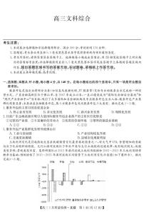 2022九师联盟高三5月质量检测卷（老高考）文综试题（PDF版含答案、答题卡）