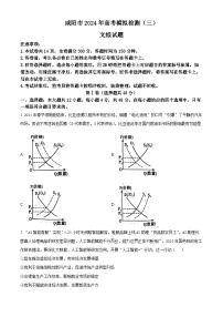 2024届陕西省咸阳市高三下学期高考模拟检测（三）文综试卷-高中政治（原卷版+解析版）