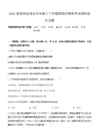 2022届陕西省西安中学高三下学期第四次模拟考试理科综合试题 (1)