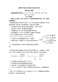 2022成都树德中学高三适应性考试理综含答案