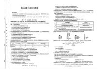 2022-2023学年陕西省1月联考高三上学期一模理综试题 PDF版含答案