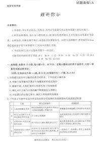 2023届山西省高三下学期省际名校联考二（冲刺卷） 理综 PDF版