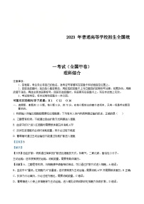 2023年高考真题——理综（全国甲卷）（Word版附解析）