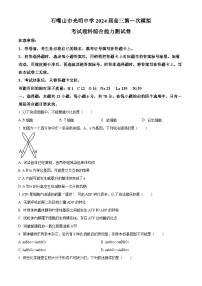 2024届宁夏石嘴山市光明中学高三第一次模拟考试理科综合能力测试卷-高中生物（原卷版+解析版）