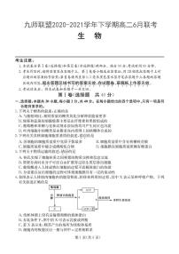 2020-2021学年河南省九师联盟高二下学期6月联考生物试题 PDF版