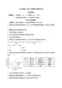 黑龙江省大庆铁人中学2021-2022学年高二上学期开学考试生物试题 Word版含答案
