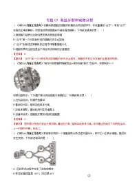 专题05有丝分裂和减数分裂-三年（2019-2021）高考生物真题分项汇编（解析版）